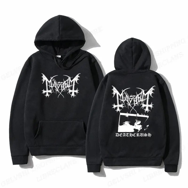 2 Sides Mayhem Deathcrush Album Hoodie, Gift For Fan, Gift For Her, Gift For Him T-Shirts, Sweatshirt | GrindPrints.com