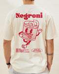 2 Sides NEGRONI T Shirt, Unisex T Shirt, Cocktail T Shirt, Graphic T Shirt Retro Cartoon Tee, Cotton Menswear, S to 3XL...