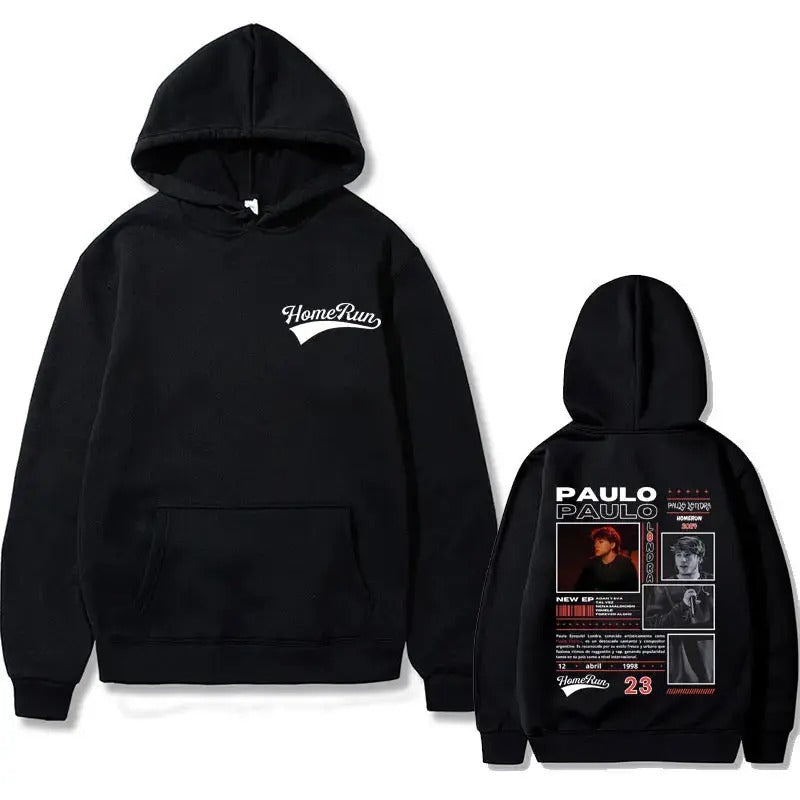 2 Sides Rapper Paulo Londra Homerun Hoodie, Gift For Fan, Gift For Her, Gift For Him T-Shirts, Sweatshirt | GrindPrints.com