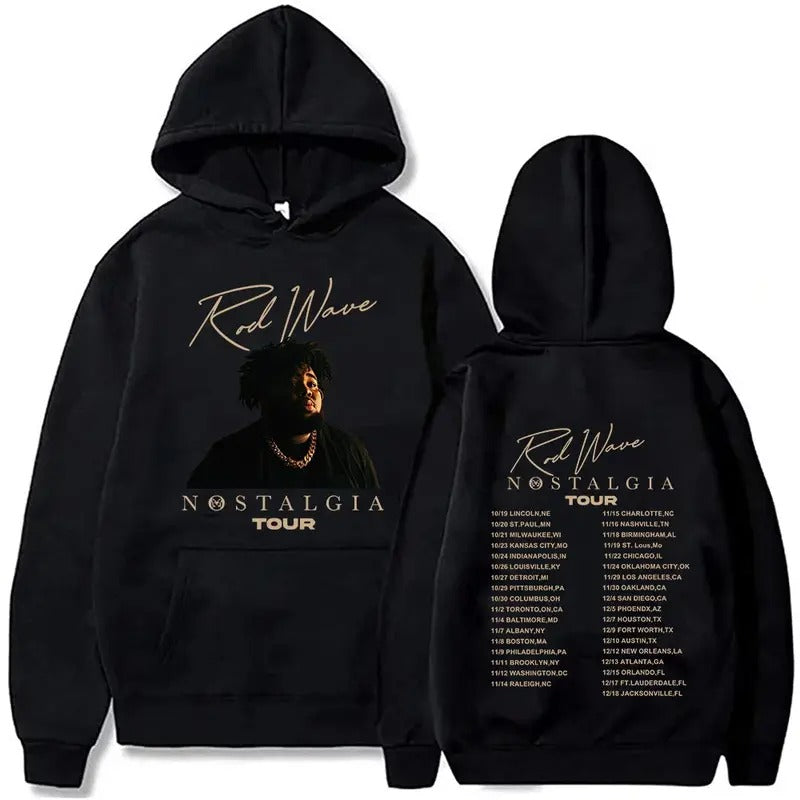 2 Sides Rod Wave Nostalgia Tour Hoodie, Gift For Fan, Gift For Her, Gift For Him T-Shirts, Sweatshirt | GrindPrints.com