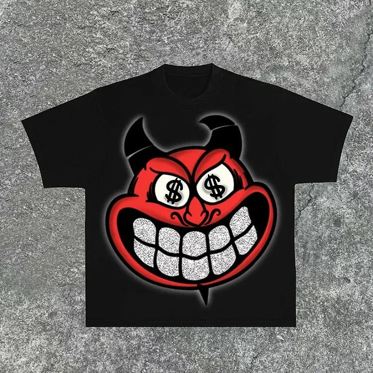 2 Sides The Devil Who Doesn't Work - Cotton Shirt - S to 4XL - Multiple color Hoodie, Sweatshirt | GrindPrints.com