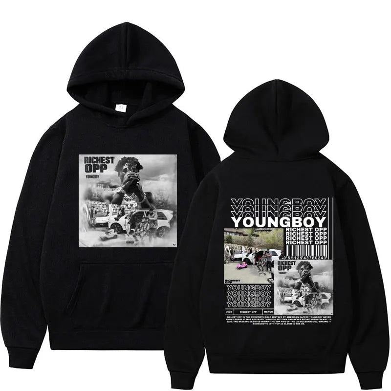 2 Sides YoungBoy Album Hoodie, Gift For Fan, Gift For Her, Gift For Him T-Shirts, Sweatshirt | GrindPrints.com
