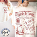 2 Slide Design, Enemies To Lovers T-Shirt, The Wicked King, The Cruel Prince Romantasy The Cruel Prince Quote Shirt,...