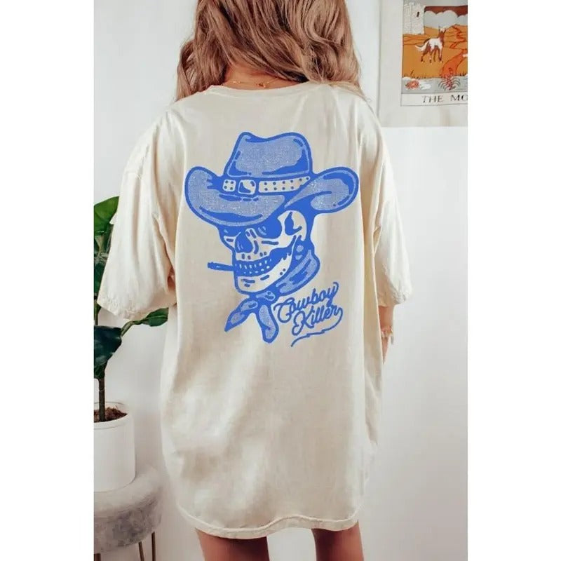 2 sides Cowboy Killer Shirt, Rodeo Shirt, Western Graphic Tee, Oversized Graphic vintage T-shirt, sweater and Hoodie...