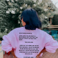2 sides Dear Person Behind Me Christian Sweatshirt Aesthetic Sweatshirt Jesus Loves You Jesus Crewneck Christian Apparel...