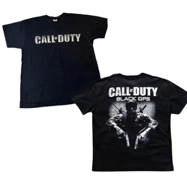 2-sides Vintage Call of Duty shirt, Black Ops Made Using 100% Us Cotton, Design & Printed In The USA Menswear T-Shirt...