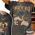 2 slides, Groovy House Of Wind Book Club tshirt, Acotar Book Club Tank Top Crewneck, Bookish Gift Cotton Shortsleeve...