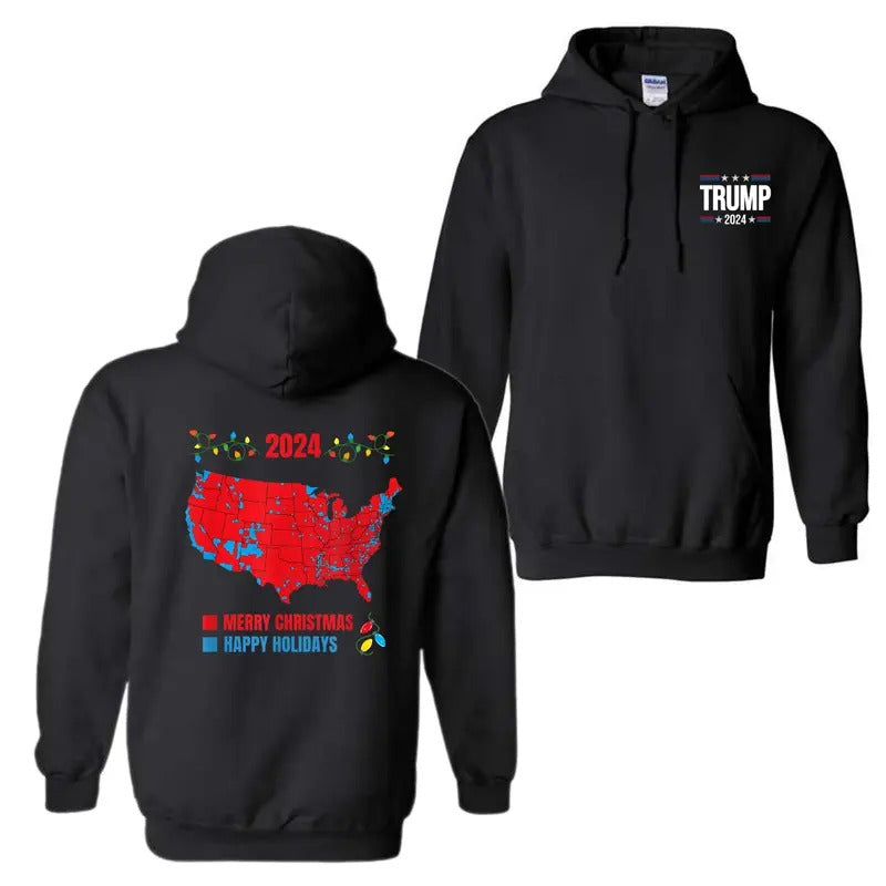 2024 Electoral Map Merry Trump Landslide Trump T-Shirts, Hoodie, Sweatshirt