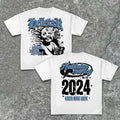2024-Kindness-Flame Character Vintage Pattern T-Shirt - S to 4XL Hoodie, Sweatshirt | GrindPrints.com