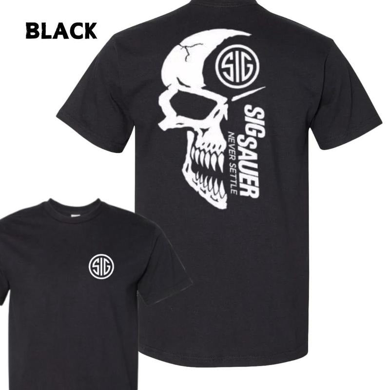 2024 Summer Men's Sig Sauer Never Settle T-shirt