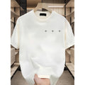 2025 Summer Fashion Brand Heavy Cotton Short-Sleeved Youth Men's and Women's Fashion Handsome T-shirt All-Matching...