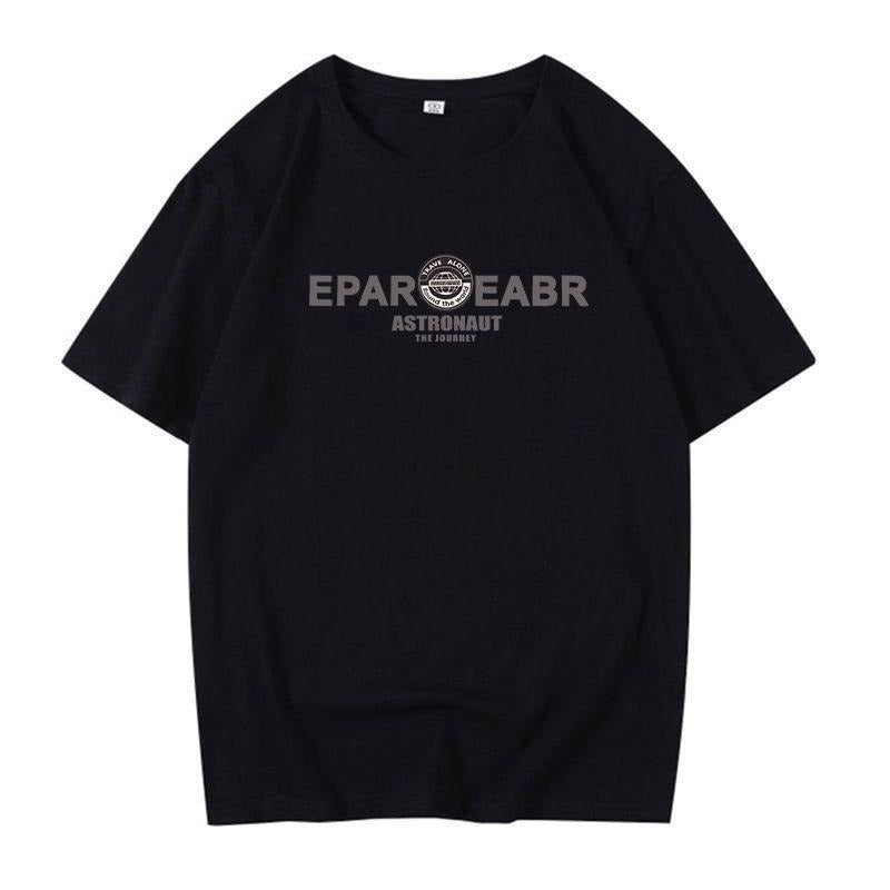 2025 Summer Short-Sleeved T-shirt Men's Korean Style Fashion Brand Trendy All-Match Letters Printed Loose Half-Sleeve Top...