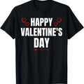 220g Cotton Printed Short-sleeved T-Shirt Funny Happy Valentines Day Heart Love Valentine Men Women T-Shirtmade in usa...
