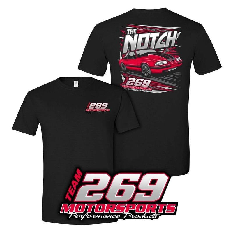 269 Motorsports The Notch T-shirt, Menswear Car Parts Short Sleeve Hoodie, Sweatshirt | GrindPrints.com