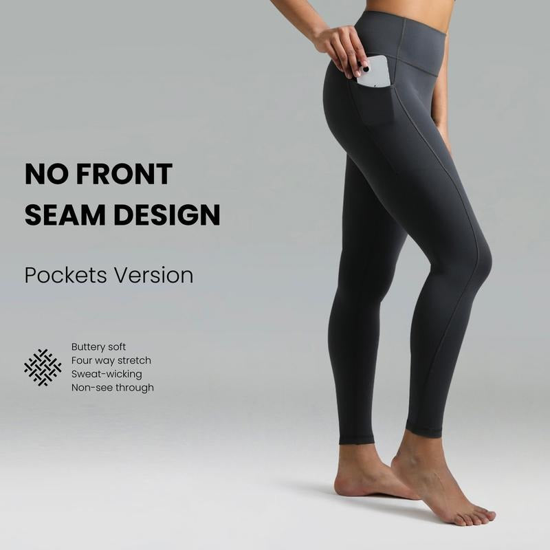 Colorfulkoala Women's High Waisted No Front Seam Workout Leggings w/Pockets 25"/28" T-Shirts, Hoodie, Sweatshirt