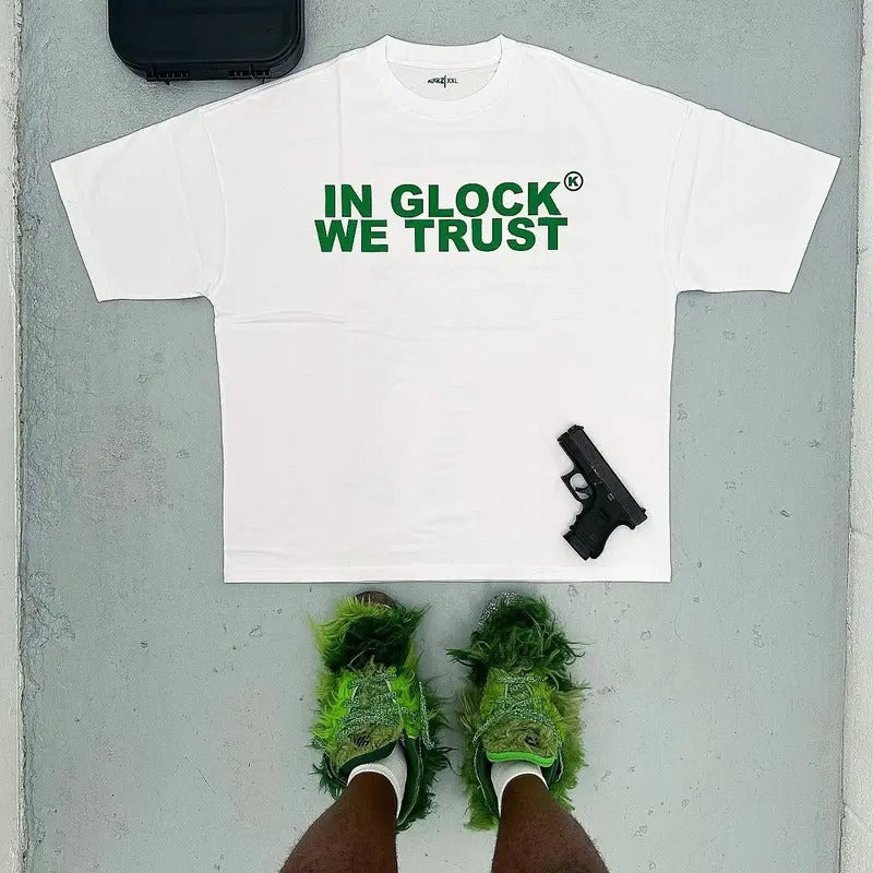 2FACE IN GLOCK WE TRUST Oversized Shirt Hoodie, Sweatshirt | GrindPrints.com