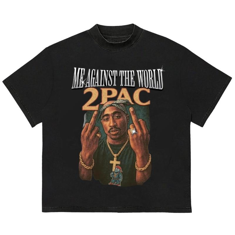 2Paccc Me Against the World T-Shirt Retro Graphic Classic Sport T-Shirt Hoodie, Sweatshirt | GrindPrints.com