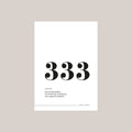 333 Angel Number Print Wall Art, Manifestation Energy Spiritual Poster, Angel Number Poster, Gifts For Women Wall Art,...