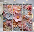 3D Embroidered Flowers Tumbler T-Shirts, Hoodie, Sweatshirt | GrindPrints.com