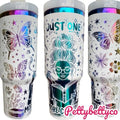 40oz Tumbler with Handle - Just One More Chapter - Perfect for Your Beverage - Drinkware, Bottle T-Shirts, Hoodie, Sweatshirt