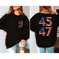 45 47 Sweatshirt, 45 47 Sweatshirt, Trump Shirt, Trump Tee, Take Back America, Patriotic Tee, MAGA Shirt, Election Tee,...