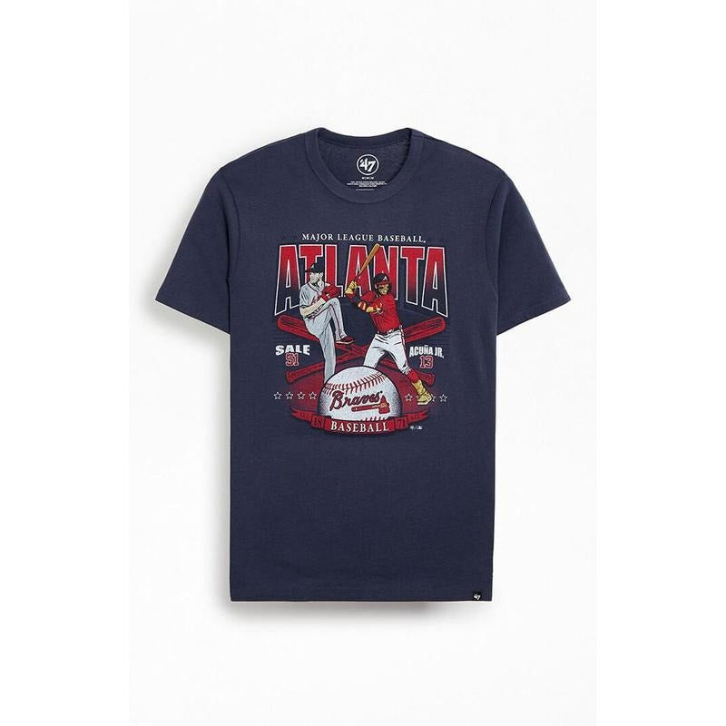 47 Brand Men's Atlanta Braves Team Players T-Shirt - Multicolor Hoodie, Sweatshirt | GrindPrints.com