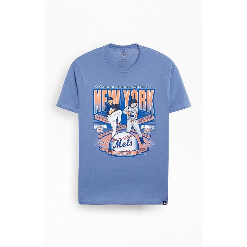 47 Brand Men's NY Mets Team Players T-Shirt - Multicolor Hoodie, Sweatshirt | GrindPrints.com