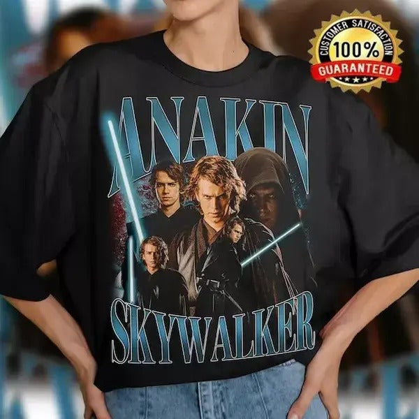 4nakin Graphic T-Shirt, 4nakin Skywalkr Retro 90'S Fans T-shirt, Streetwear Crewneck For Men Women Hoodie, Sweatshirt