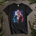 4nakin Skywalkr & Darth Vadr T-shirt, Cotton Unisex T-shirt, Streetwear Crewneck For Men Women Hoodie, Sweatshirt