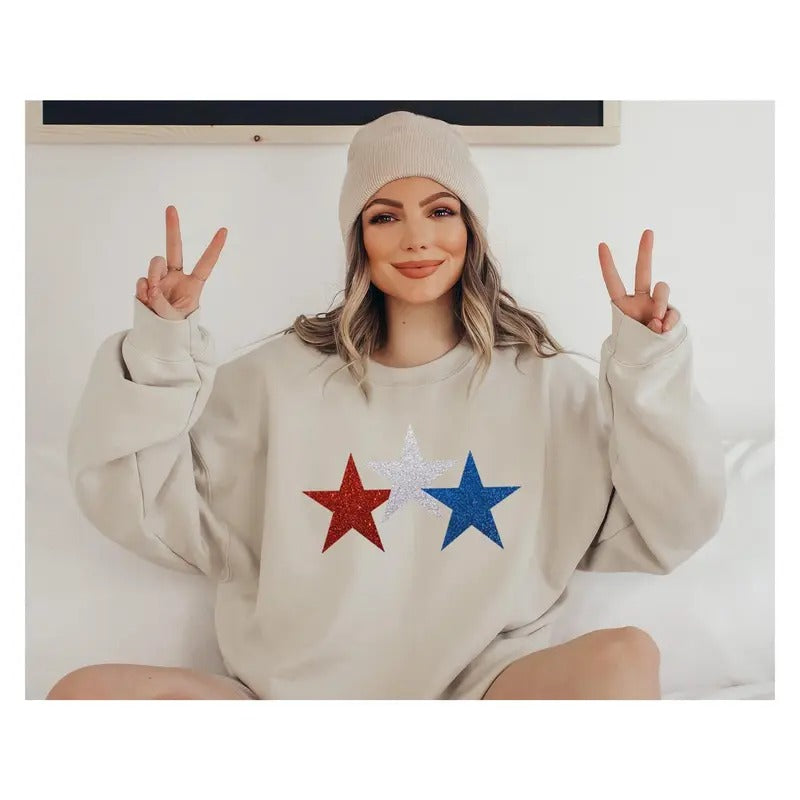 4th July Star Glitter 4th July America Day Shirt Patriotic Shirt 4th July Shirtgift America Lover T-Shirts, Hoodie, Sweatshirt