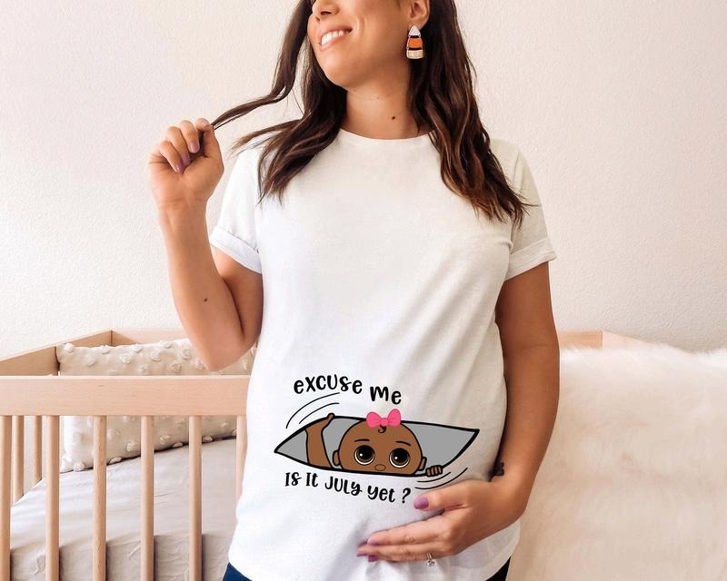 4th of July Pregnancy Announcement Shirt, Red White and Due, Patriotic Maternity Tee, Independence Day Tee Hoodie, Sweatshirt