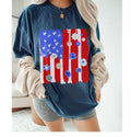 4th of July T-Shirt, July Fourth T-Shirt, Brushstrokes USA Flag Shirt Hoodie, Sweatshirt | GrindPrints.com