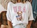 4th of July USA Bear Shirt Hoodie, Sweatshirt | GrindPrints.com