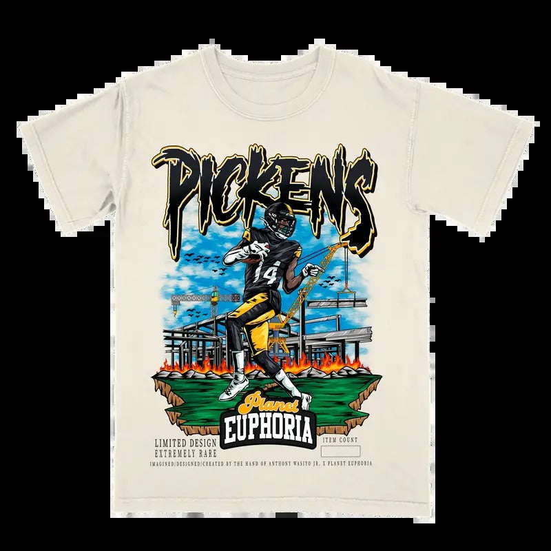 George Pickens Tee #/500 Gift For Fan - Men's Casual T-shirt - Menswear Hoodie, Sweatshirt | GrindPrints.com
