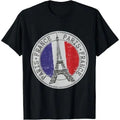583 Paris France Eiffel Tower Travel T-Shirt T-Shirt Made in USA Hoodie, Sweatshirt | GrindPrints.com