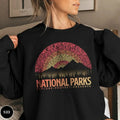 63 National Parks Sunset Tshirt Sweatshirt Hoodie, Usaa National Parks Gift, Granola Girl Gift, Camping Lover Sweatshirt,...