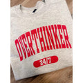 Overthinker 24/7 Graphic Top T-Shirts, Hoodie, Sweatshirt | GrindPrints.com