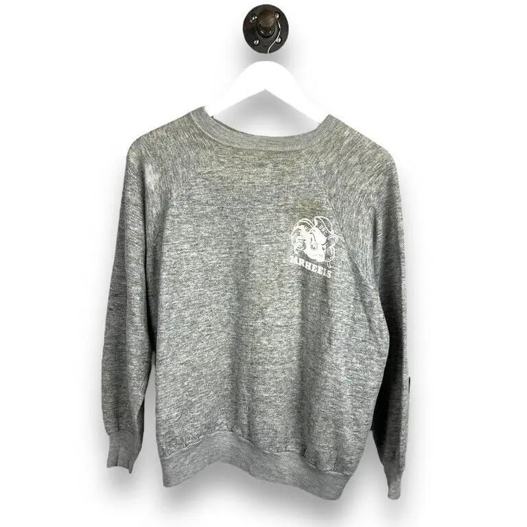 Vintage 70s/80s UNC Tarheels NCAA Graphic Sweatshirt Size XL Gray T-Shirts, Hoodie | GrindPrints.com