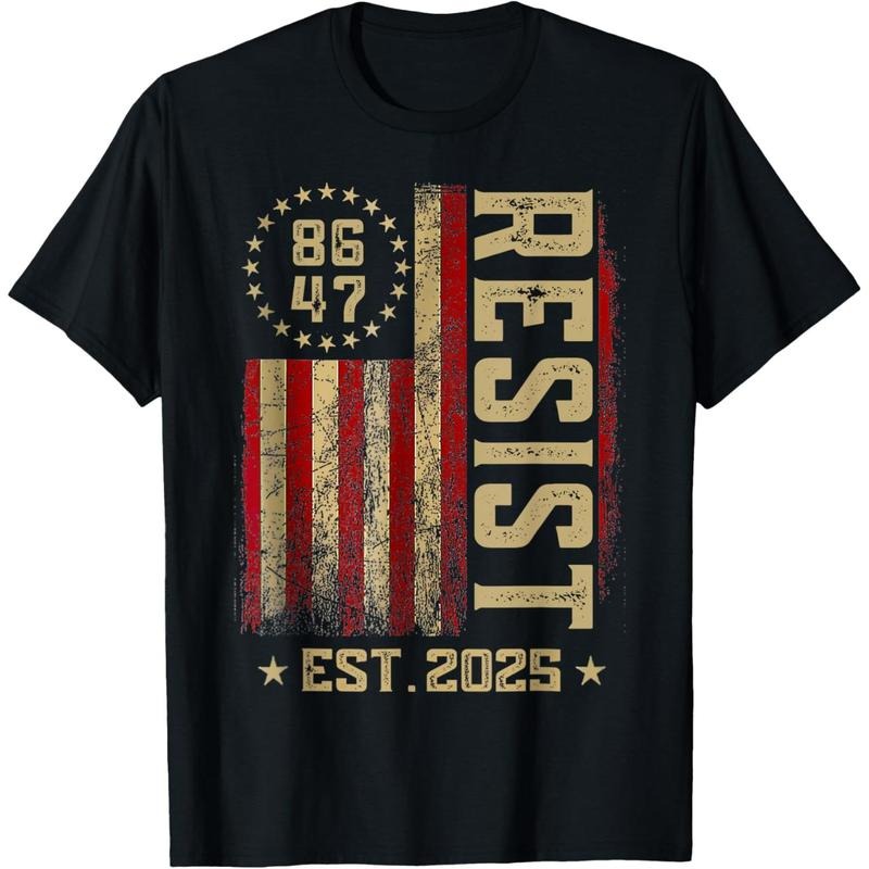86 47 Anti Trump Resist Impeach Trump Impeach 47 US Flag T-Shirt Hoodie, Sweatshirt | GrindPrints.com