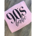 90's Babe Graphic Tee Hoodie, Sweatshirt | GrindPrints.com