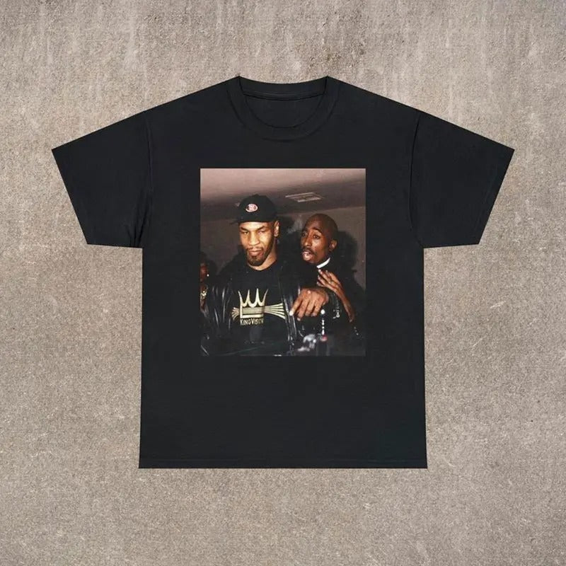 90's Hip Hop 2Pac Vintage Rapper Tee Crewneck Hoodie, Sweatshirt | GrindPrints.com