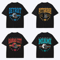 90s All Team Football Black T-shirt, Vintage 1960 Football T-shirt, Cowboy Football Game Day Graphic Tees, All Team Shirt...