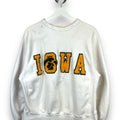 Vintage 80s/90s Iowa Hawkeyes NCAA Collegiate Spellout Sweatshirt Size Medium T-Shirts, Hoodie | GrindPrints.com
