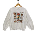 90s Mallard Duck Pumpkin Sunflower Vintage 1994 Thanksgiving Sweatshirt Crewneck Hunting Season T-Shirts Graphic Tee...