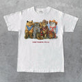 90s Prints Of Tails Cowboy Western Cats Graphic Tee Short Sleeve Unisex T-Shirt Hoodie, Sweatshirt | GrindPrints.com