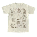 90s Tattoo Cat Tshirt, Retro Kitten Nature Shirt, Cat Lovers Gift, Cats In Space Unisex Relaxed Tee, Funny Gifts Top...