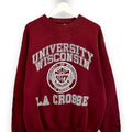 Vintage 80s/90s University Of Wisconsin NCAA Lacrosse Crest Sweatshirt Size XL T-Shirts, Hoodie | GrindPrints.com