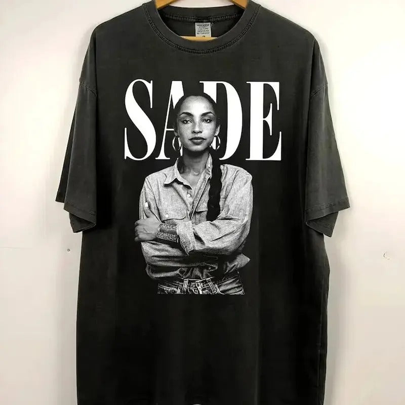 90s Vintage Sade Shirt, Sade Adu Unisex Tshirt, Sade Tour T-Shirt Unisex Full Size Hoodie, Sweatshirt | GrindPrints.com