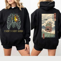 A Heart's A Heavy Burden 2 Sided Hoodie, Sweatshirt, Tshirt, Howls Moving Castle Shirt, Studio Ghibli, Anime Embroidered...
