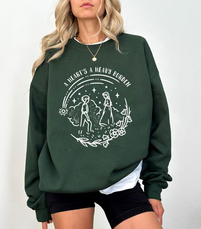 A Heart's A Heavy Burden Sweatshirt, T-Shirt, Hoodiestyle{n002}4 Hoodie | GrindPrints.com
